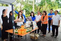 Tổ chức livestream gian hàng thanh niên công nhân tại Chương Mỹ