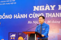 Tổ chức livestream gian hàng thanh niên công nhân tại Chương Mỹ