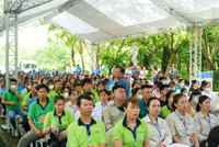 Tổ chức livestream gian hàng thanh niên công nhân tại Chương Mỹ