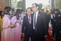 Hình ảnh lãnh đạo Đảng, Nhà nước dự Đại hội đại biểu lần thứ XVII Đảng bộ thành phố Hà Nội