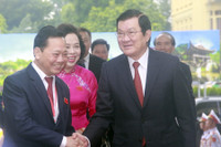 Hình ảnh lãnh đạo Đảng, Nhà nước dự Đại hội đại biểu lần thứ XVII Đảng bộ thành phố Hà Nội