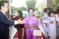 Hình ảnh lãnh đạo Đảng, Nhà nước dự Đại hội đại biểu lần thứ XVII Đảng bộ thành phố Hà Nội