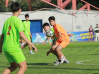 Nghẹt thở hạ trường Mỹ Đình, THPT Lomonoxop vào vòng 1/16