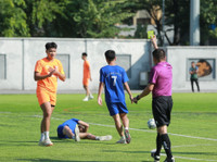 Trường Nguyễn Tất Thành Cầu Giấy thua đau Hoài Đức C trên chấm luân lưu