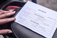 Cận cảnh điểm đo khí thải, hỗ trợ đổi xe máy cũ lấy xe mới ở Hà Nội