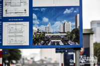 [ẢNH] Cận cảnh công trường hầm chui 700 tỷ đồng trên đường Lê Văn Lương