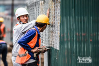 [ẢNH] Cận cảnh công trường hầm chui 700 tỷ đồng trên đường Lê Văn Lương