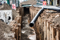 [ẢNH] Cận cảnh công trường hầm chui 700 tỷ đồng trên đường Lê Văn Lương