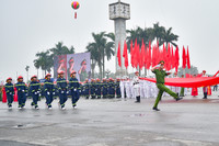 Tổng duyệt khai mạc chung kết Hội thi Thể thao nghiệp vụ chữa cháy cứu nạn, cứu hộ 2025