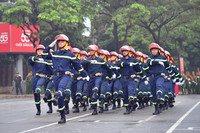 Tổng duyệt khai mạc chung kết Hội thi Thể thao nghiệp vụ chữa cháy cứu nạn, cứu hộ 2025