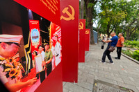 Ấn tượng triển lãm “Công an Thủ đô khắc ghi lời Bác” 