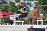 Xem Cảnh sát PCCC tranh tài thi tiếp sức cứu người và chữa cháy