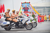 Tổng duyệt khai mạc chung kết Hội thi Thể thao nghiệp vụ chữa cháy cứu nạn, cứu hộ 2025