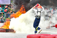 Xem Cảnh sát PCCC tranh tài thi tiếp sức cứu người và chữa cháy