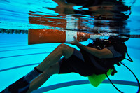 Hình ảnh ấn tượng khi Cảnh sát PCCC đua tài bơi, lặn cứu nạn, cứu hộ