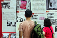 Ấn tượng triển lãm “Công an Thủ đô khắc ghi lời Bác” 