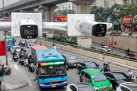 Cận cảnh nút giao 4 tầng ở Hà Nội được lắp 16 camera phạt nguội để giảm ùn tắc