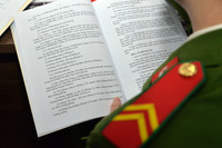 Toàn cảnh phiên giao dịch việc làm đặc biệt dành cho chiến sỹ nghĩa vụ CATP Hà Nội