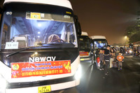 Cận cảnh “Hành trình Tết Công đoàn” đưa công nhân ở Hà Nội về quê đón Tết