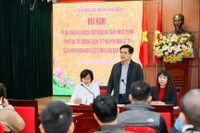 Đoàn kiểm tra đột xuất cơ sở sản xuất bánh cốm ở Hà Nội