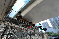 Cận cảnh 2 cầu vượt thép 