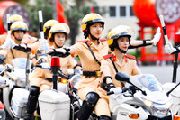 Xem nữ sinh Học viện Cảnh sát Nhân dân trổ tài lái xe phân khối lớn điệu nghệ