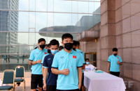 [ẢNH] HLV Park, Công Phượng, Quang Hải và ĐT Việt Nam xét nghiệm Covid-19