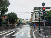 Hình ảnh Hà Nội trước giờ bão số 3 