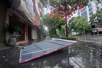 Hình ảnh Hà Nội trước giờ bão số 3 