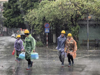 Hình ảnh Hà Nội trước giờ bão số 3 