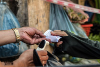 [Ảnh] Thăm chợ dân sinh đầu tiên ở Hà Nội áp dụng thẻ đi chợ theo ngày chẵn lẻ