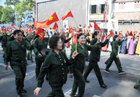 Hào hùng màn thực cảnh “Ngày về chiến thắng” tái hiện không khí 70 năm Giải phóng Thủ đô