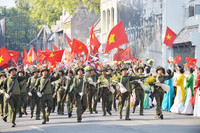 Hào hùng màn thực cảnh “Ngày về chiến thắng” tái hiện không khí 70 năm Giải phóng Thủ đô