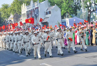 Hào hùng màn thực cảnh “Ngày về chiến thắng” tái hiện không khí 70 năm Giải phóng Thủ đô