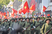 Hào hùng màn thực cảnh “Ngày về chiến thắng” tái hiện không khí 70 năm Giải phóng Thủ đô