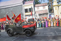 Hào hùng màn thực cảnh “Ngày về chiến thắng” tái hiện không khí 70 năm Giải phóng Thủ đô