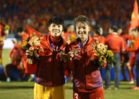 Những khoảnh khắc để đời khi tuyển nữ Việt Nam vô địch SEA Games 31