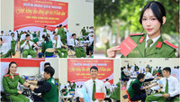 Giảng viên, học viên Học viện cảnh sát nhân dân hiến máu giúp dân và đồng đội