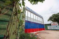 Nhìn từ flycam dự án bến xe khách hiện đại nhất của Thủ đô đang dần lộ diện