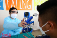 [ẢNH] Cận cảnh ngày đầu tiêm vaccine phòng Covid-19 diện rộng cho cư dân Times City