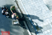 [ẢNH] Hà Nội: Nhắc nhở người chưa có giấy đi đường mới, đã cấp khoảng 20.000 giấy đi đường có QR code