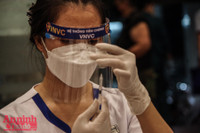 [Ảnh] Tiếp cận điểm tiêm vaccine Covid-19 