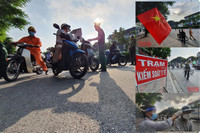 [ẢNH] Ngày đầu hoạt động chốt kiểm soát ra vào vùng đỏ: Không đủ giấy tờ phải quay đầu