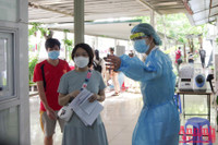 [Ảnh] Hà Nội: Ngày đầu tiên tiêm vaccine phòng Covid-19 cho hơn 500 thai phụ 