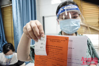 [Ảnh] Hà Nội: Ngày đầu tiên tiêm vaccine phòng Covid-19 cho hơn 500 thai phụ 