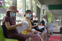 [Ảnh] Hà Nội: Ngày đầu tiên tiêm vaccine phòng Covid-19 cho hơn 500 thai phụ 