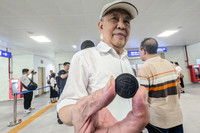 [Ảnh] Ấn tượng ngày đầu đoạn trên cao đường sắt đô thị Nhổn- Ga Hà Nội chính thức đón khách