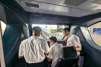 [Ảnh] Ấn tượng ngày đầu đoạn trên cao đường sắt đô thị Nhổn- Ga Hà Nội chính thức đón khách