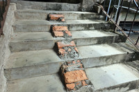 Cảnh xuống cấp nghiêm trọng nhiều năm ở khu tập thể gần đường sắt trên cao Nhổn - Ga Hà Nội