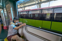 [Ảnh] Ấn tượng ngày đầu đoạn trên cao đường sắt đô thị Nhổn- Ga Hà Nội chính thức đón khách